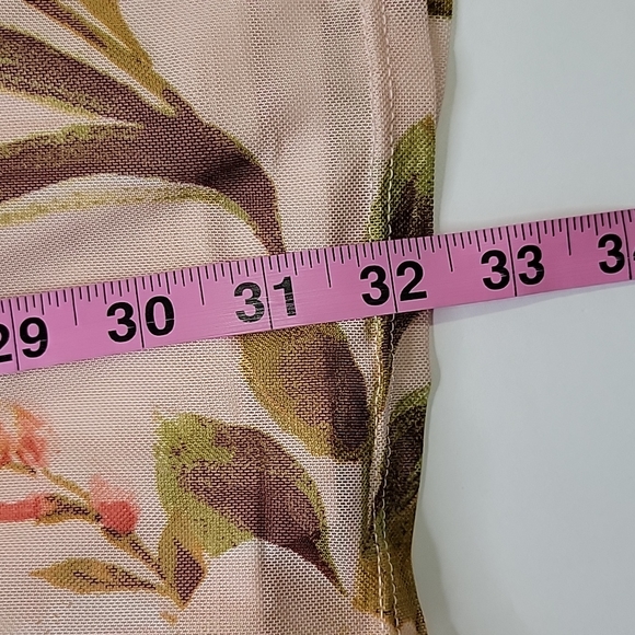 Derek Heart Pink Floral Dress SZ L - Picture 8 of 10